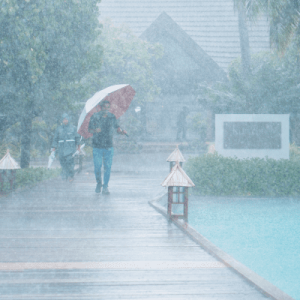 Maldives in Rain