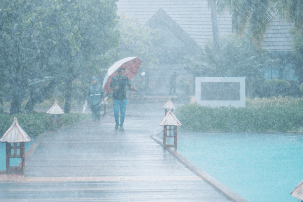 Maldives in Rain