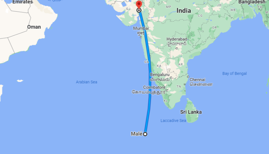 How To Reach Ahmedabad To Maldives