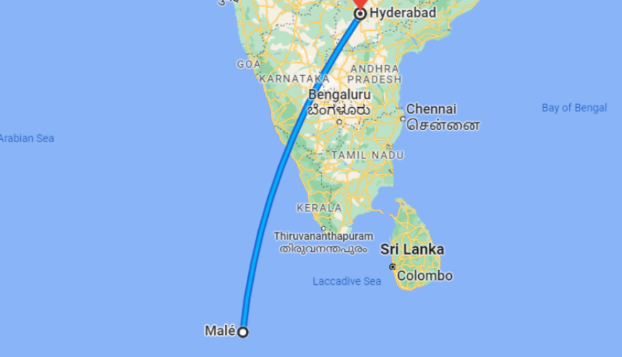 How To Reach Hyderabad To Maldives