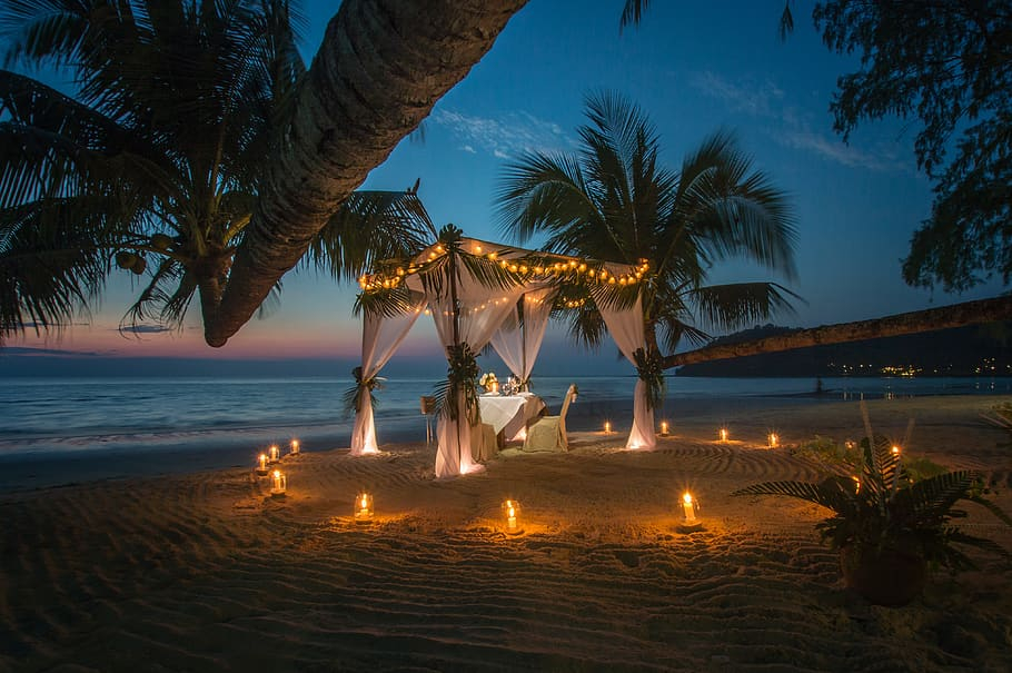 Candle Light Dinner in Maldives