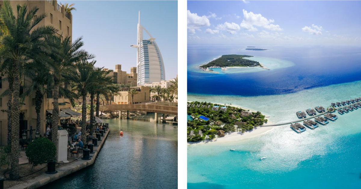 Dubai vs Maldives